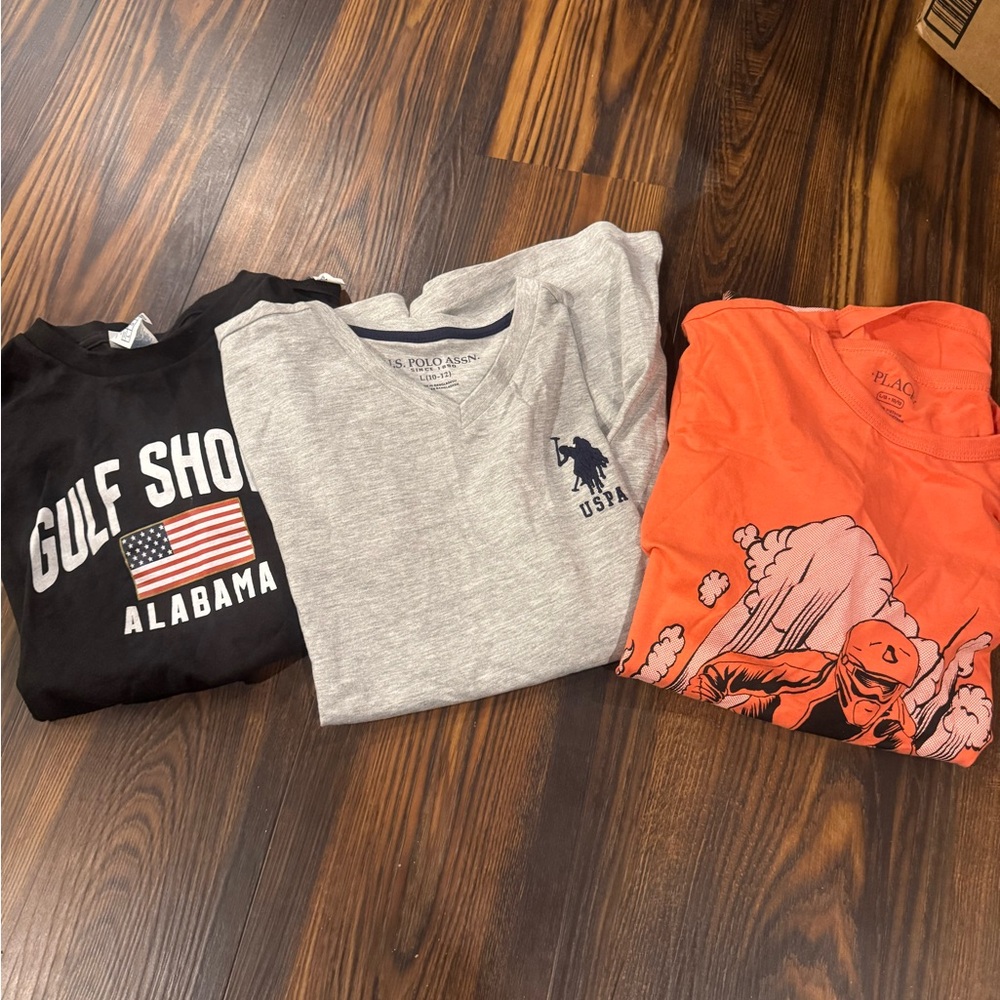 3 Boys L 10/12 TShirts EUC
